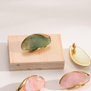 Resin Stud Earrings