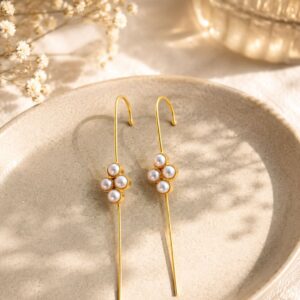 4 pearl earcuffs