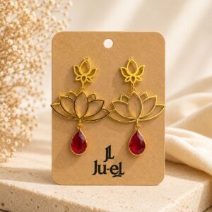 Double Lotus Dangles