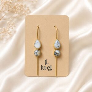 Double Stone Earcuff