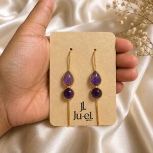 Double Stone Earcuff