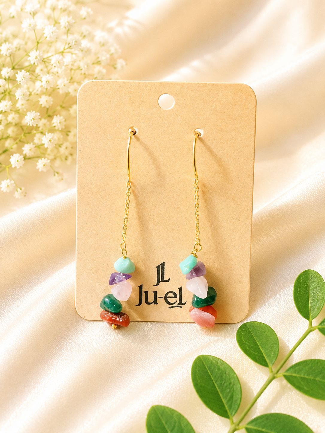 Lilly needle & thread earrings