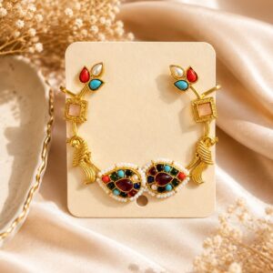 Mayil full cover earcuff multicolour