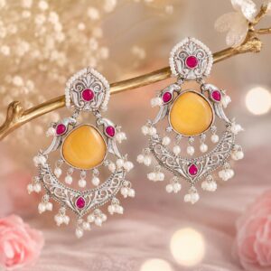 Trisha Dangler Earrings Yellow