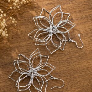 Ju-el Silver Bloom Earrings