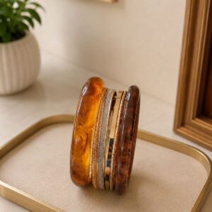 Amber Stack Bangles