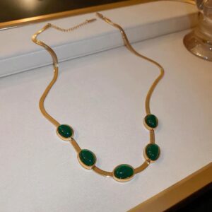 Emerald Bloom Necklace