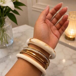 Ivory Stack Bangles