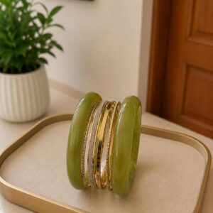 Olive Stack Bangles