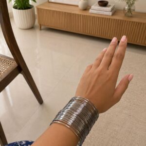Silver Kada Bangle