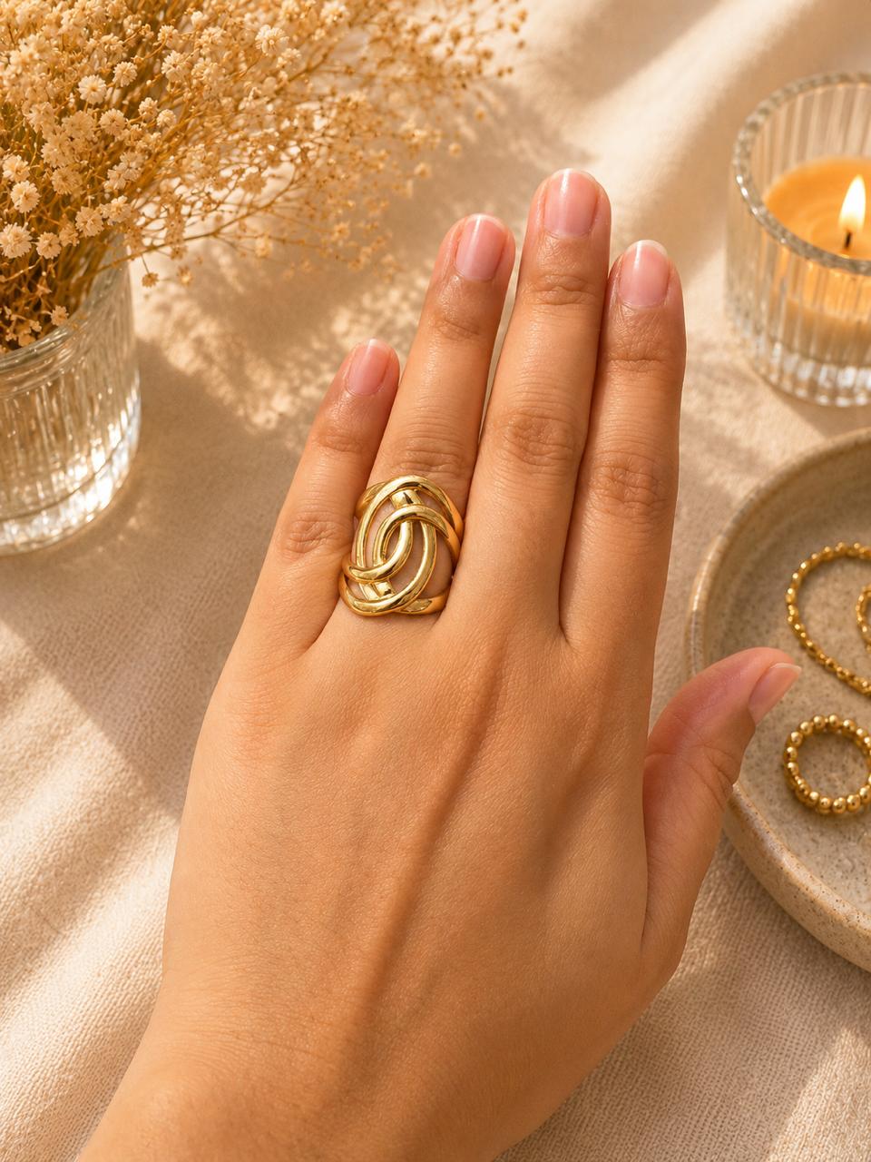 Thickened Geometric Open Ring