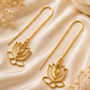 Lotus-Threader-Earrings-Topaz