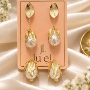 Ju-el Pearl Blossom Drop Earrings