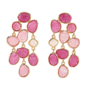 Pink Royal Drop Earrings